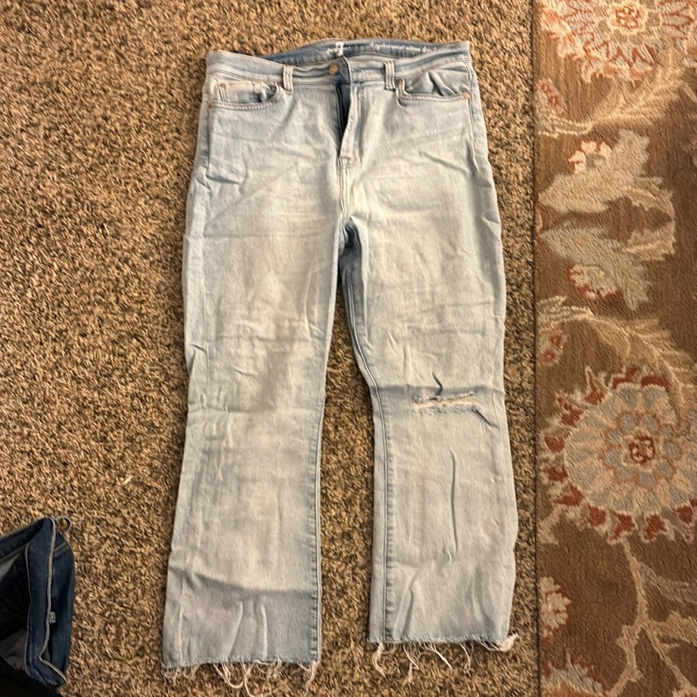 7 for All Mankind High Waist Gwenevere! stretchy, size 32!